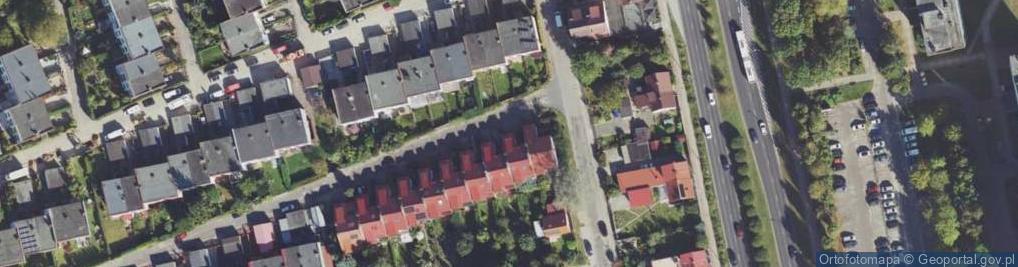 Zdjęcie satelitarne Pracownia Projektowa MGR Inż.Arch.Stanisław Skład Pracownia Projektowa ''''Archikon'''' Stanisław, Grzegorz Skład