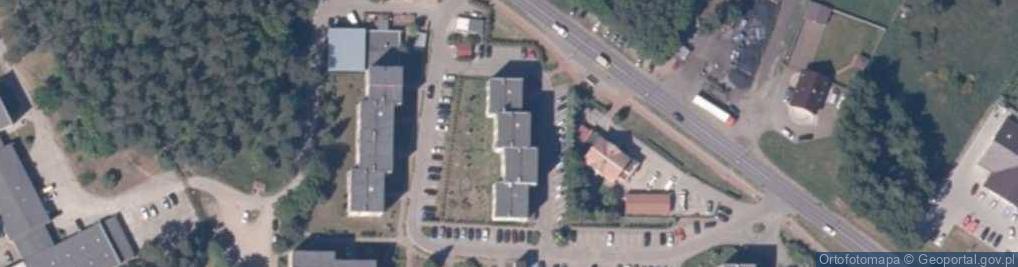 Zdjęcie satelitarne Pracownia Projektowania Architektonicznego i Wnętrz Witczak Michał Giedrych Julian