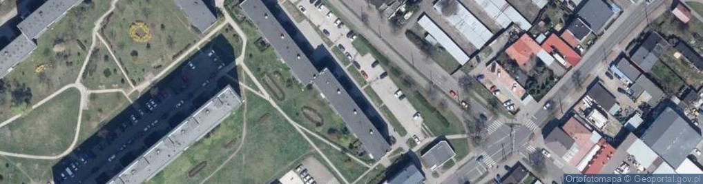 Zdjęcie satelitarne Projektowanie Architektoniczne Bieńkowski Sławomir
