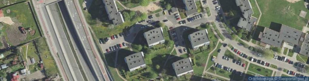 Zdjęcie satelitarne Projektowanie Urbanistyczne i Architektoniczne MGR Inż Arch