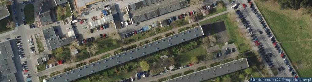 Zdjęcie satelitarne Wyspa Wyszomirski Projektowanie Architektoniczne