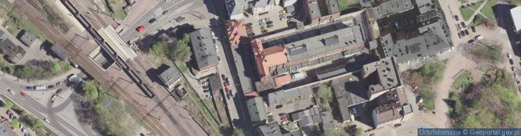 Zdjęcie satelitarne Areszt Śledczy Mysłowice