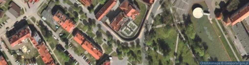 Zdjęcie satelitarne Oddział Zewnętrzny w Braniewie