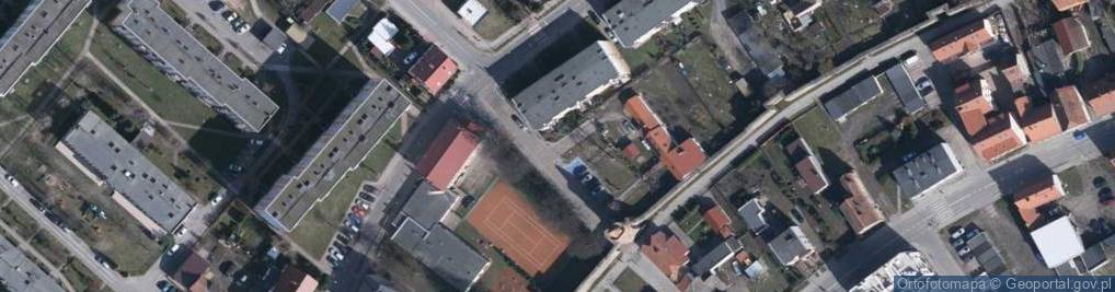 Zdjęcie satelitarne Baszta Więzienna
