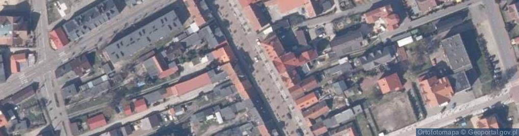 Zdjęcie satelitarne Centrum Łeby
