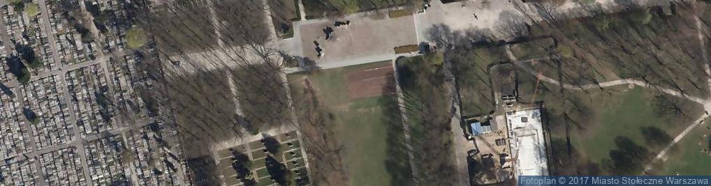 Zdjęcie satelitarne Cmentarz Powstańców Warszawy