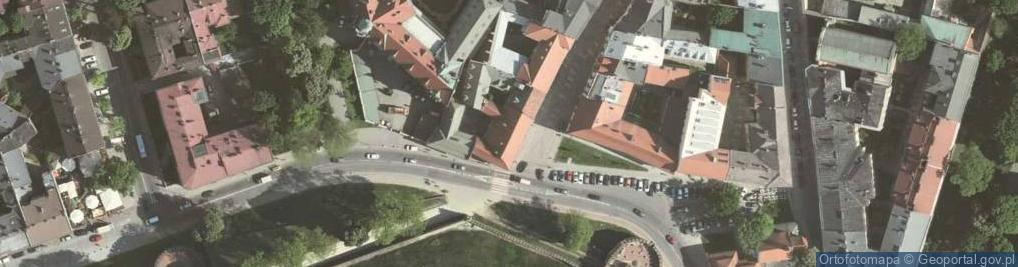 Zdjęcie satelitarne Dom Długosza - Ulica Kanonicza nr 25