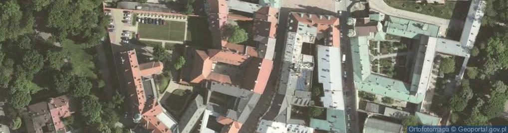 Zdjęcie satelitarne Dom Zygmuntowski - Ulica Kanonicza nr 17