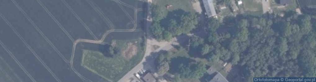 Zdjęcie satelitarne Dwór, park