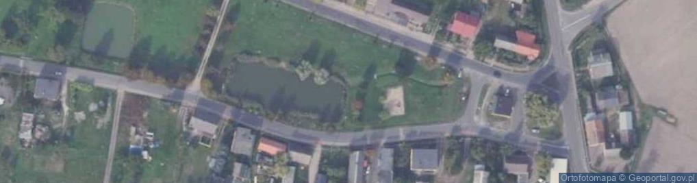 Zdjęcie satelitarne Dwór, park