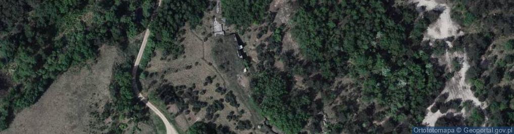 Zdjęcie satelitarne Fort K Kobylany