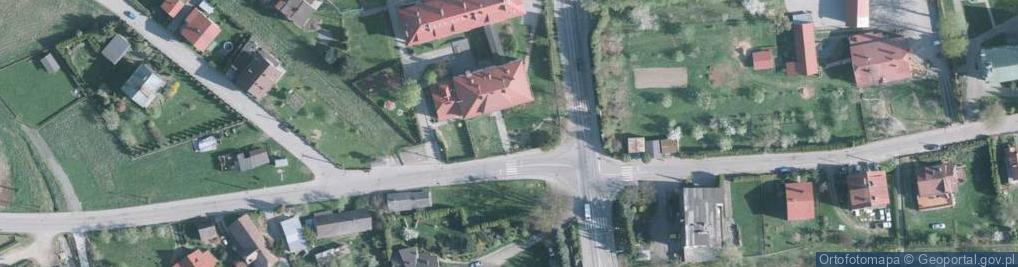 Zdjęcie satelitarne Hrobacza Łąka