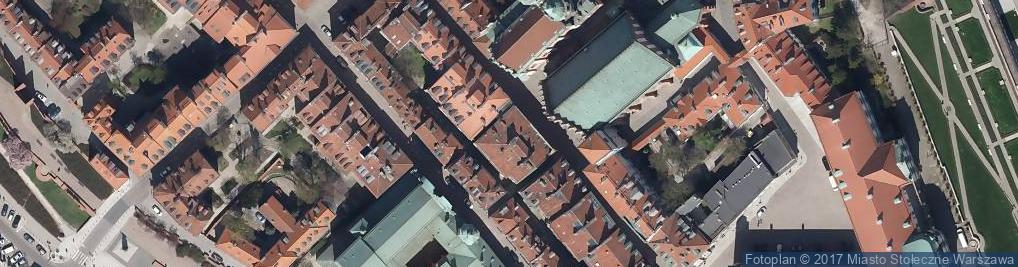 Zdjęcie satelitarne Kamienica Aptekarzowska nr 19