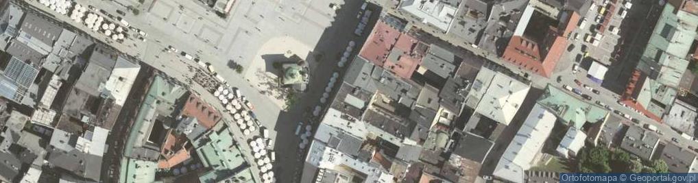 Zdjęcie satelitarne Kamienica Pod Jaszczurami