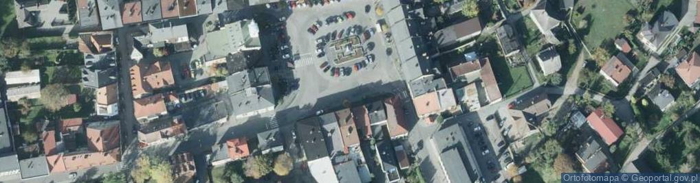 Zdjęcie satelitarne Kamieniczki na Rynku