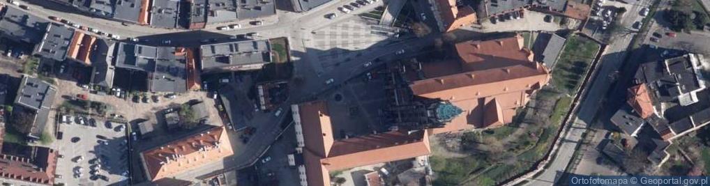 Zdjęcie satelitarne Katedra śś. Stanisława i Wacława