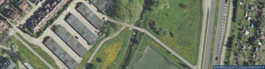 Zdjęcie satelitarne Kładka dla pieszych nad rzeką Białą