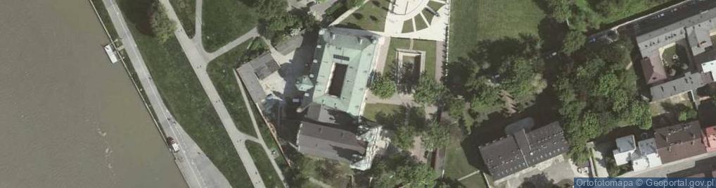 Zdjęcie satelitarne Kościół Paulinów na Skałce