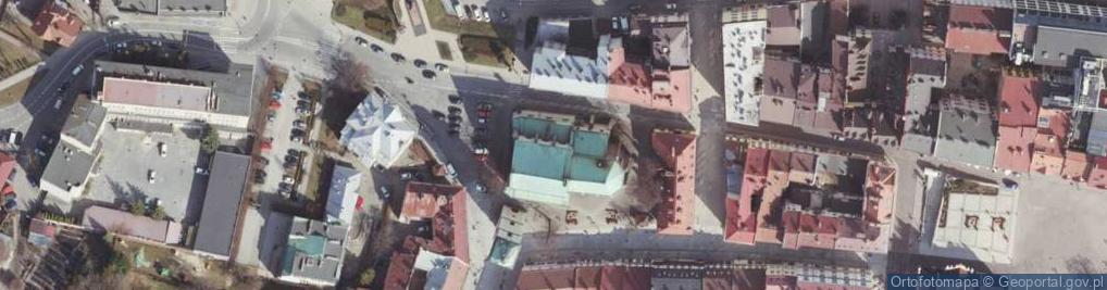 Zdjęcie satelitarne Kościół św. św. Stanisława i Wojciecha
