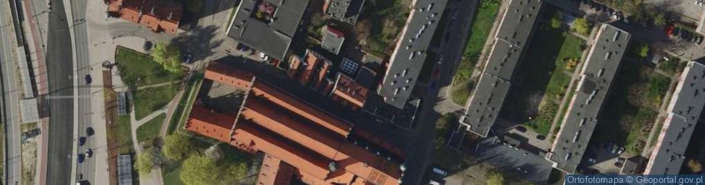 Zdjęcie satelitarne Kościół Świętej Trójcy i Kaplica św. Anny - Stare Przedmieście