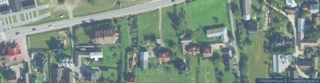 Zdjęcie satelitarne Kościół w Ochotnicy Dolnej