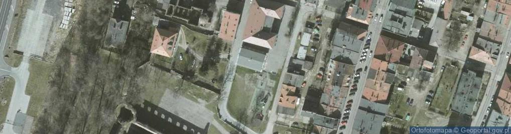 Zdjęcie satelitarne Krzywa Wieża