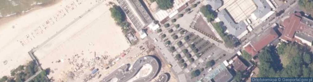 Zdjęcie satelitarne Molo w Międzyzdrojach