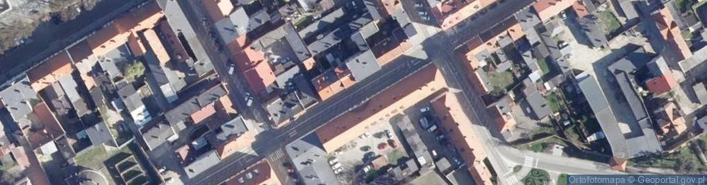 Zdjęcie satelitarne Mury miejskie - Baszta Prochowa