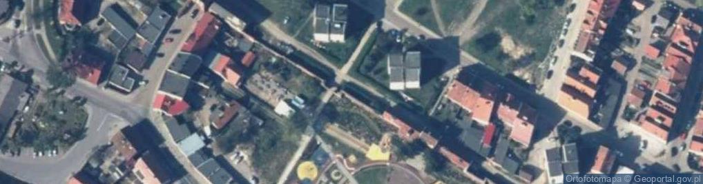 Zdjęcie satelitarne Mury obronne