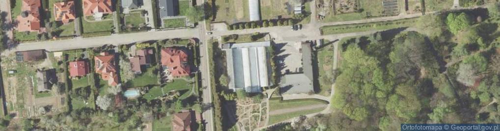 Zdjęcie satelitarne Ogród Botaniczny UMCS