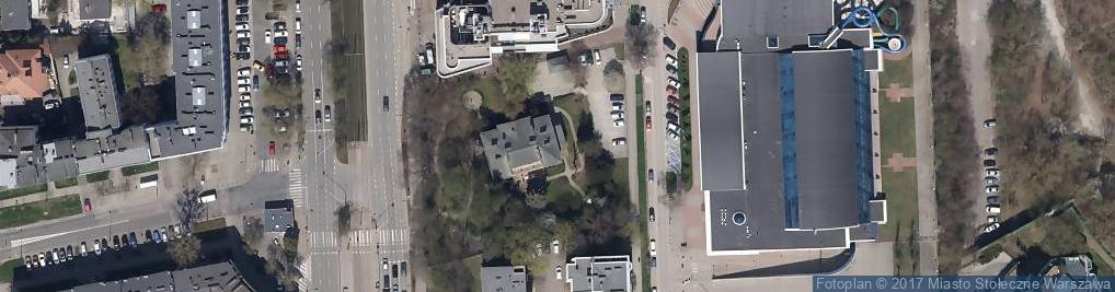 Zdjęcie satelitarne Pałac Fanshawów i Park Arkadia