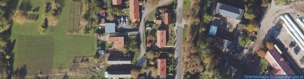 Zdjęcie satelitarne Pałac, park, pomnik