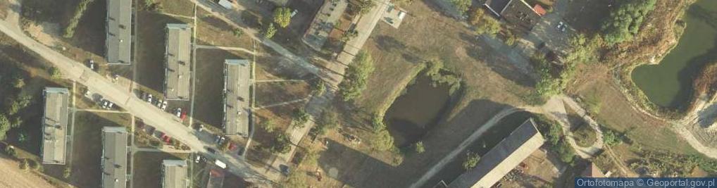 Zdjęcie satelitarne Pałac, park