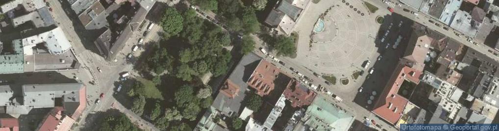 Zdjęcie satelitarne Pałac Sztuki i Bunkier Sztuki