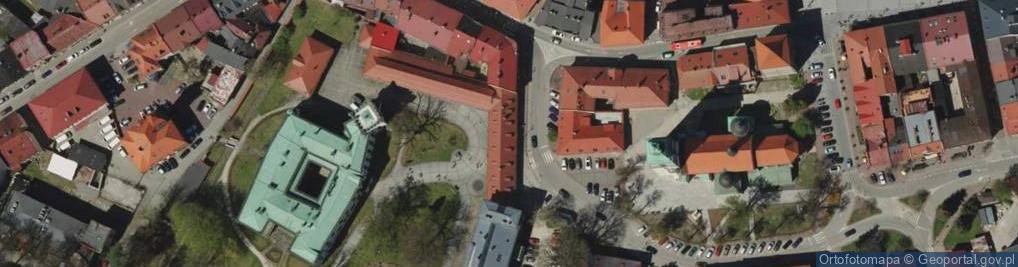 Zdjęcie satelitarne Park Habsburgów - Muzeum Miejskie w Żywcu
