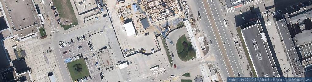 Zdjęcie satelitarne Plac Defilad