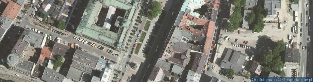 Zdjęcie satelitarne Plac Matejki