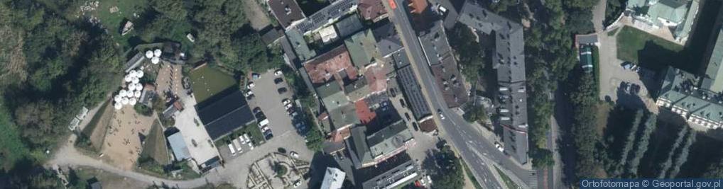 Zdjęcie satelitarne Podziemia Browaru Perła