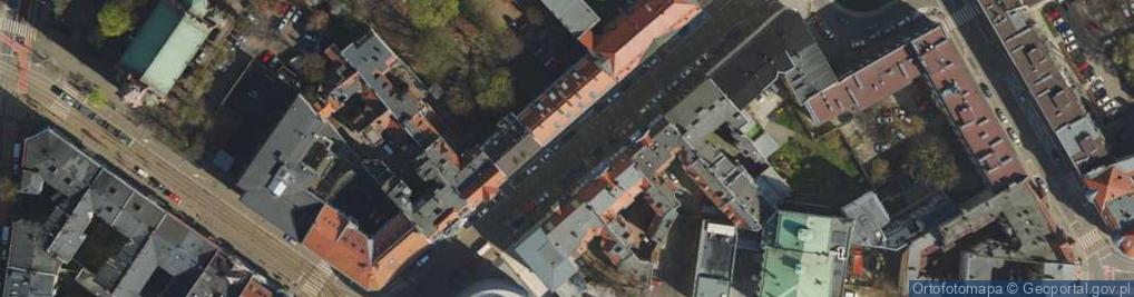 Zdjęcie satelitarne Poznańskiego Towarzystwa Przyjaciół Nauk - PTPN