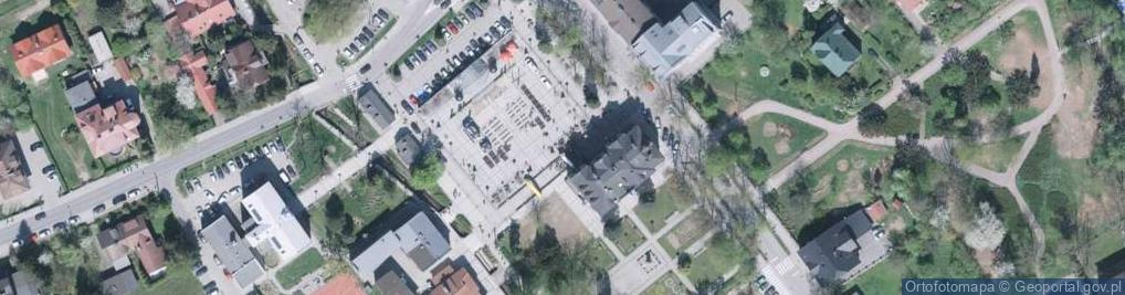 Zdjęcie satelitarne Ratusz w Ustroniu