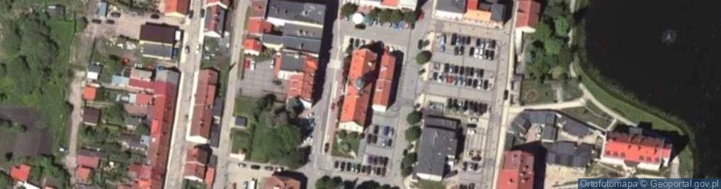 Zdjęcie satelitarne Ratusz z wieżą widokwą
