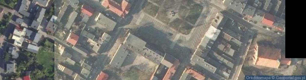 Zdjęcie satelitarne Rynek i Kościół św. Wawrzyńca