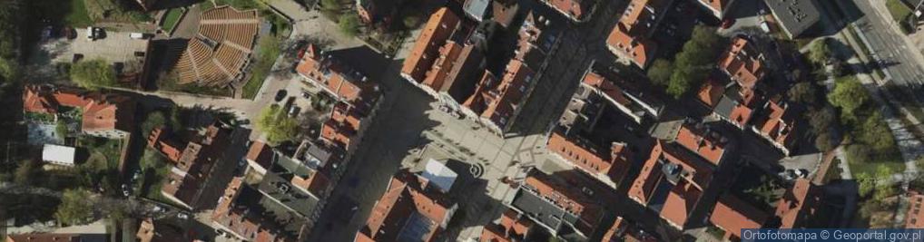 Zdjęcie satelitarne Starówka w Olsztynie