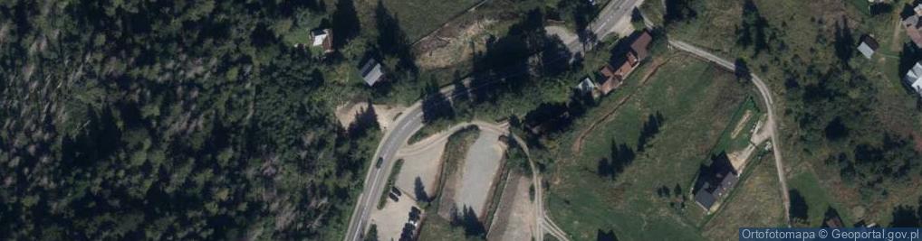 Zdjęcie satelitarne Szlak zielony z Toporowej Cyrhli na Wielki Kopieniec