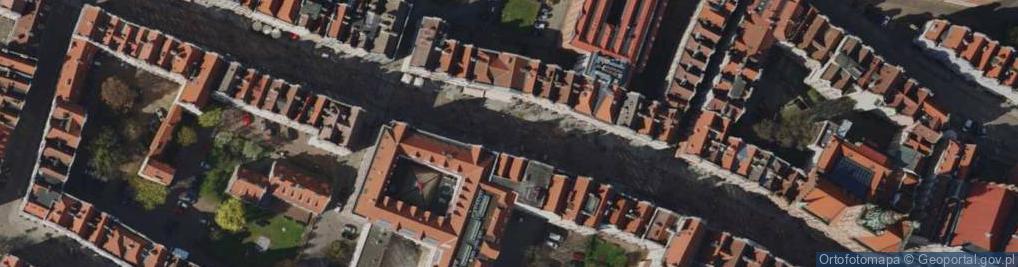 Zdjęcie satelitarne Ulica Długa - Główne Miasto