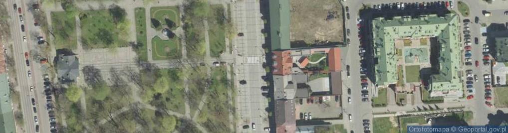 Zdjęcie satelitarne Ulica Kościuszki - Północna część