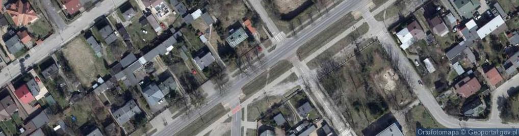 Zdjęcie satelitarne Ulica Warszawska