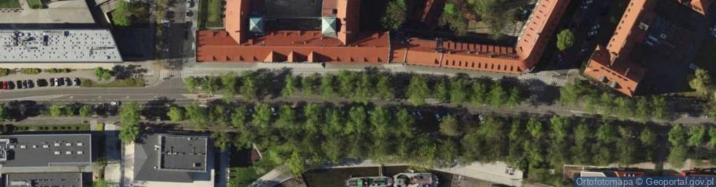 Zdjęcie satelitarne Ulica Wybrzeże Stanisława Wyspiańskiego