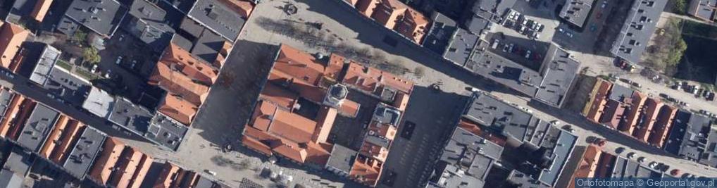 Zdjęcie satelitarne Wieża ratuszowa z tarasem widokowym
