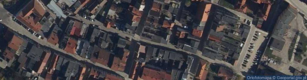 Zdjęcie satelitarne Zamek w Gniewie